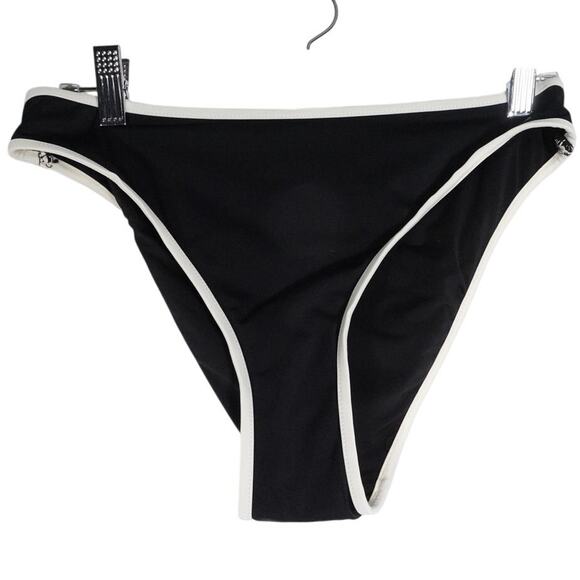 NWOT Andie Swim The Bells Bikini Bottom Women’s Small Cream and Black 1848 - Picture 3 of 6